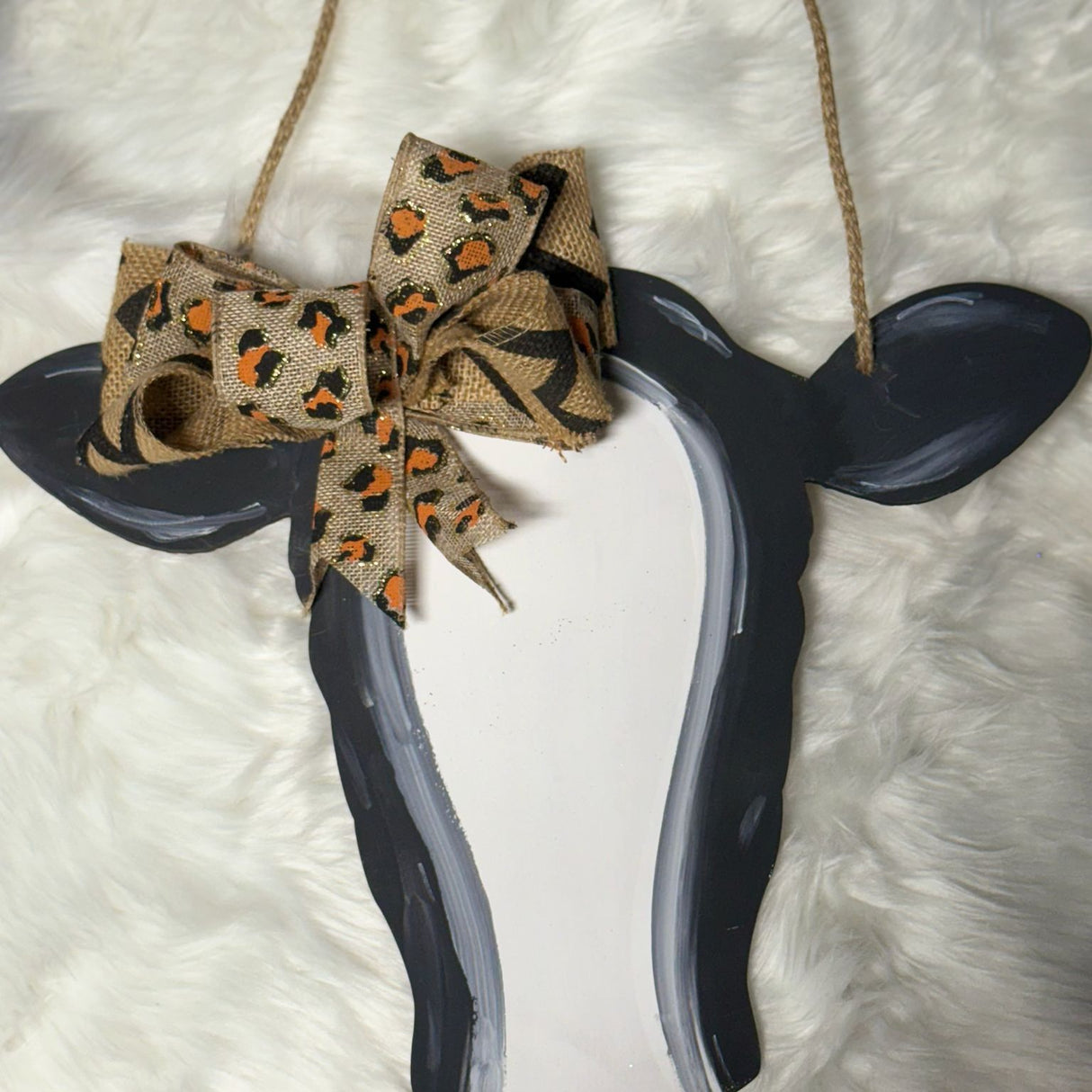 Wooden Cow Head Door Hanger Blank - Counter Culture DIY