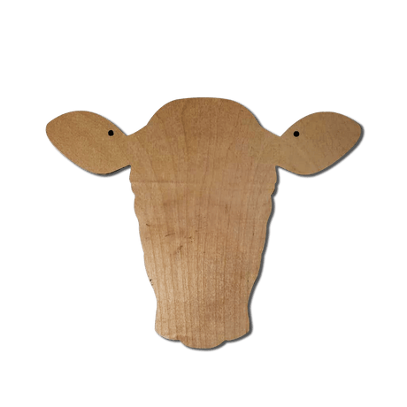 Wooden Cow Head Door Hanger Blank - Counter Culture DIY