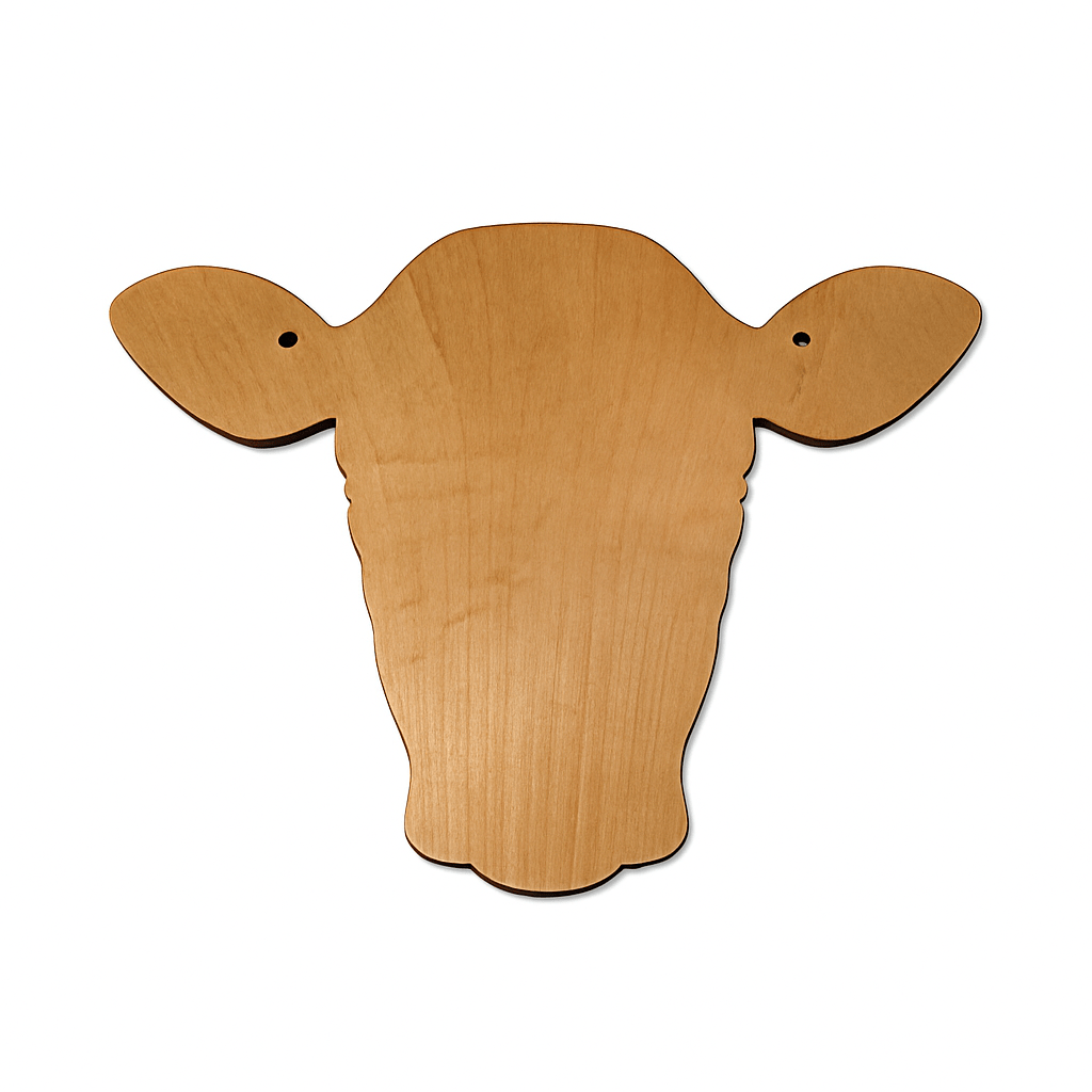 Wooden Cow Head Door Hanger Blank - Counter Culture DIY