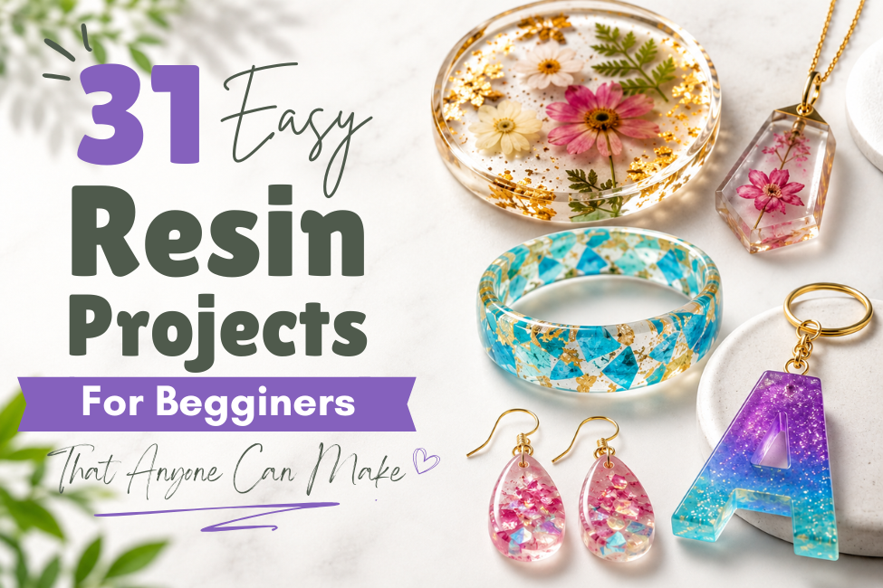 31 Easy Resin projects for beginners 