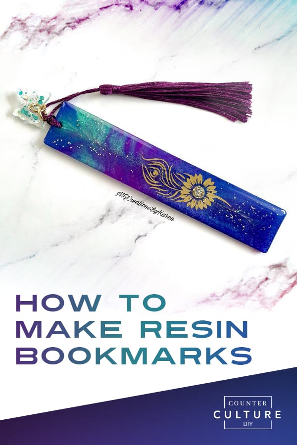 how to make resin bookmarks