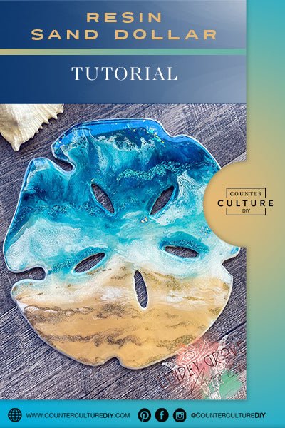 How to Make a Resin Sand Dollar - Counter Culture DIY