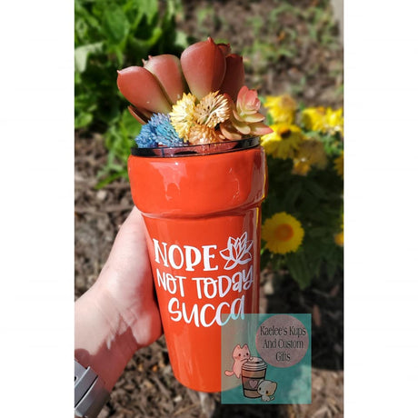 Succulent Planter Tumbler Tutorial - Counter Culture DIY