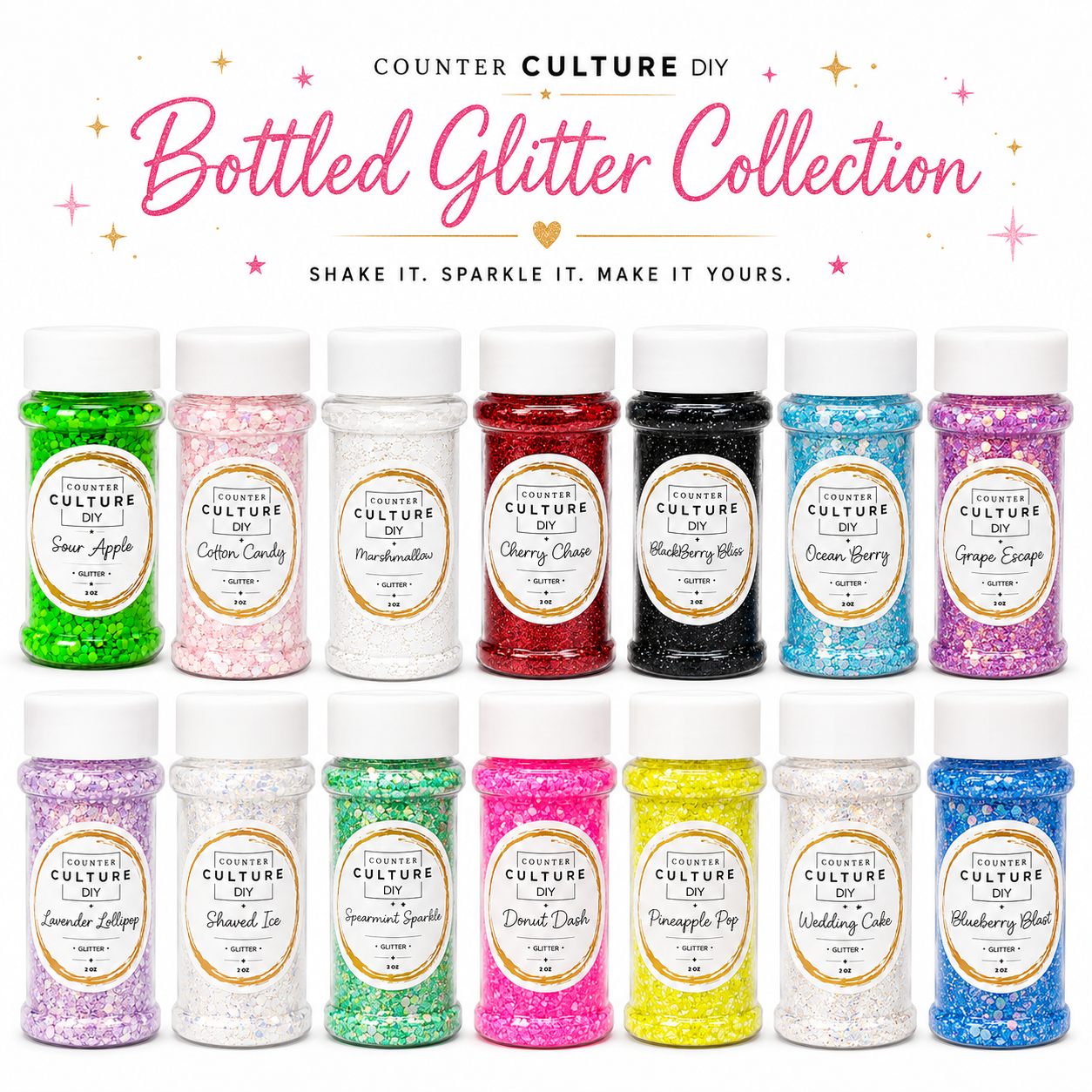 Bottled Glitter - Counter Culture DIY