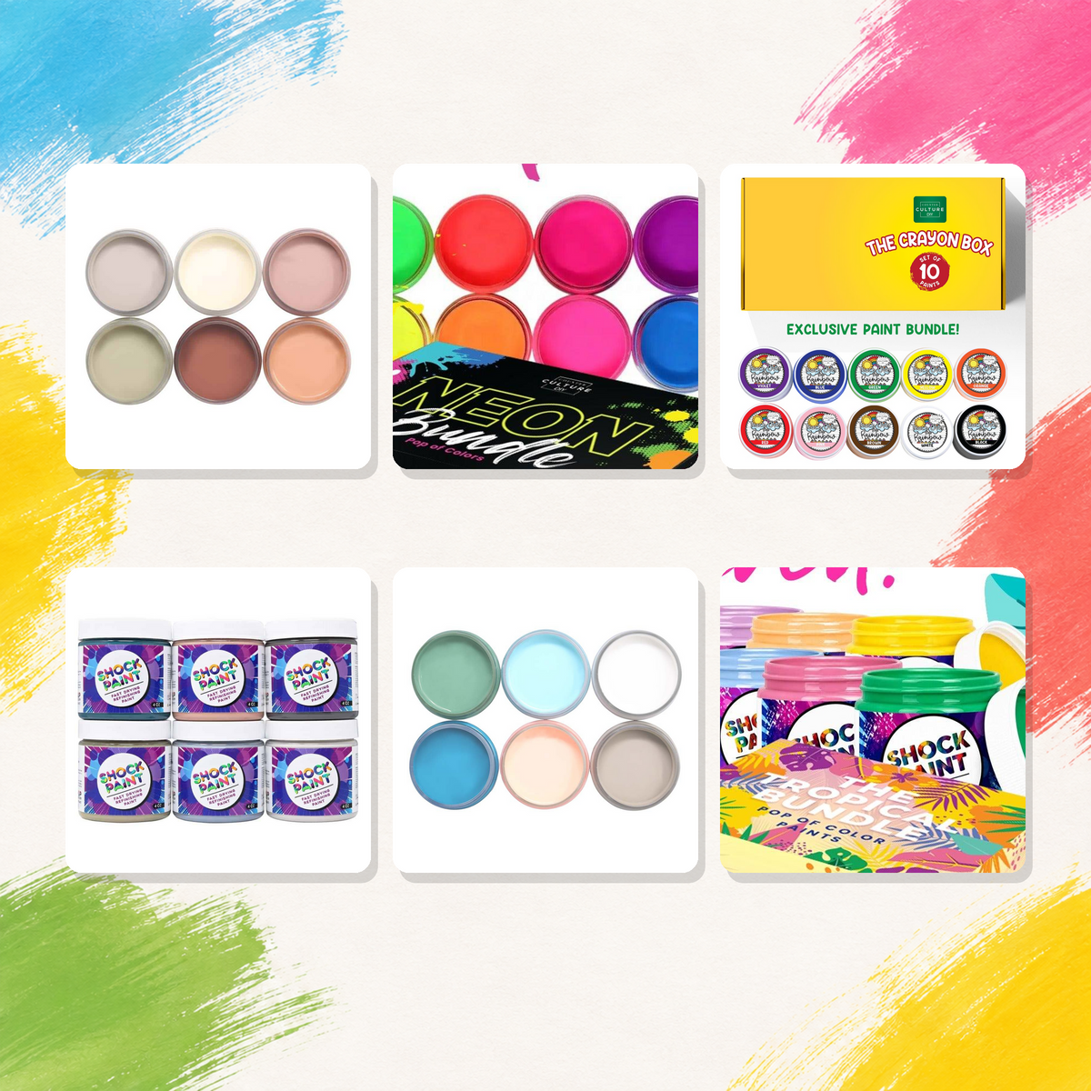 Pop of Color Acrylic Paint Bundles
