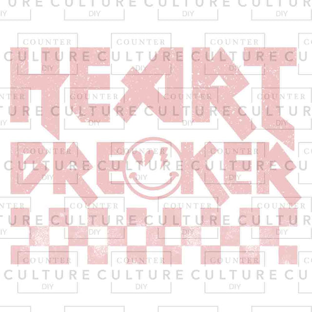 Heart breaker UV DTF transfer