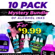 10 pack mystery bundle Alcohol Inks - Counter Culture DIY