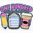 100 Days of School DTF Transfer - Counter Culture DIY