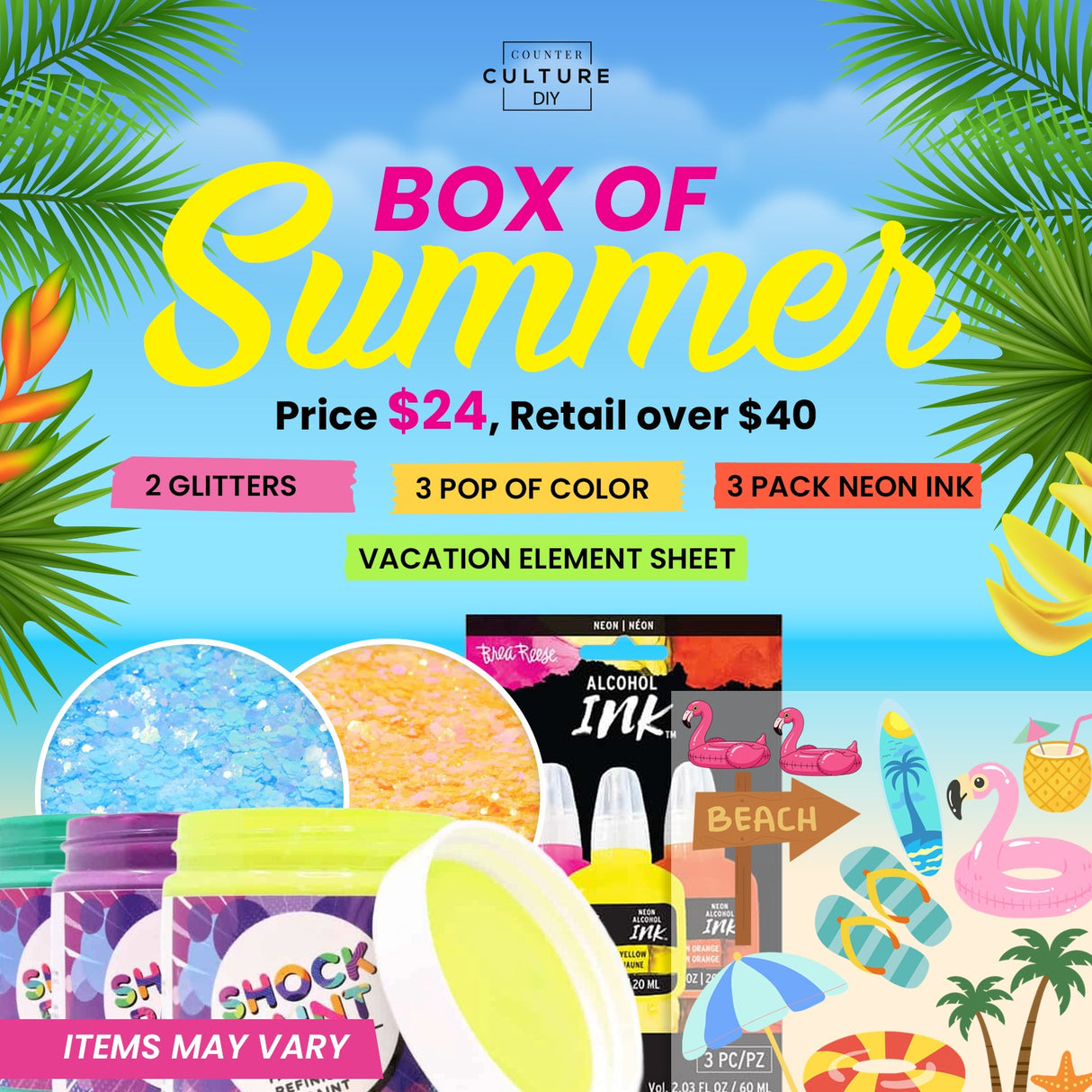Box of the Month CCDIY Year-Round Themed Surprise Boxes