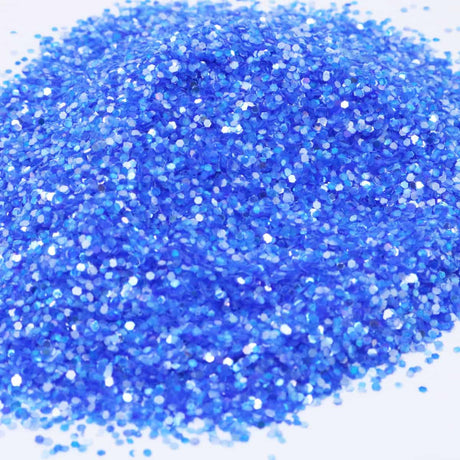 Blue glitter