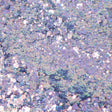 Flaky purple glitter