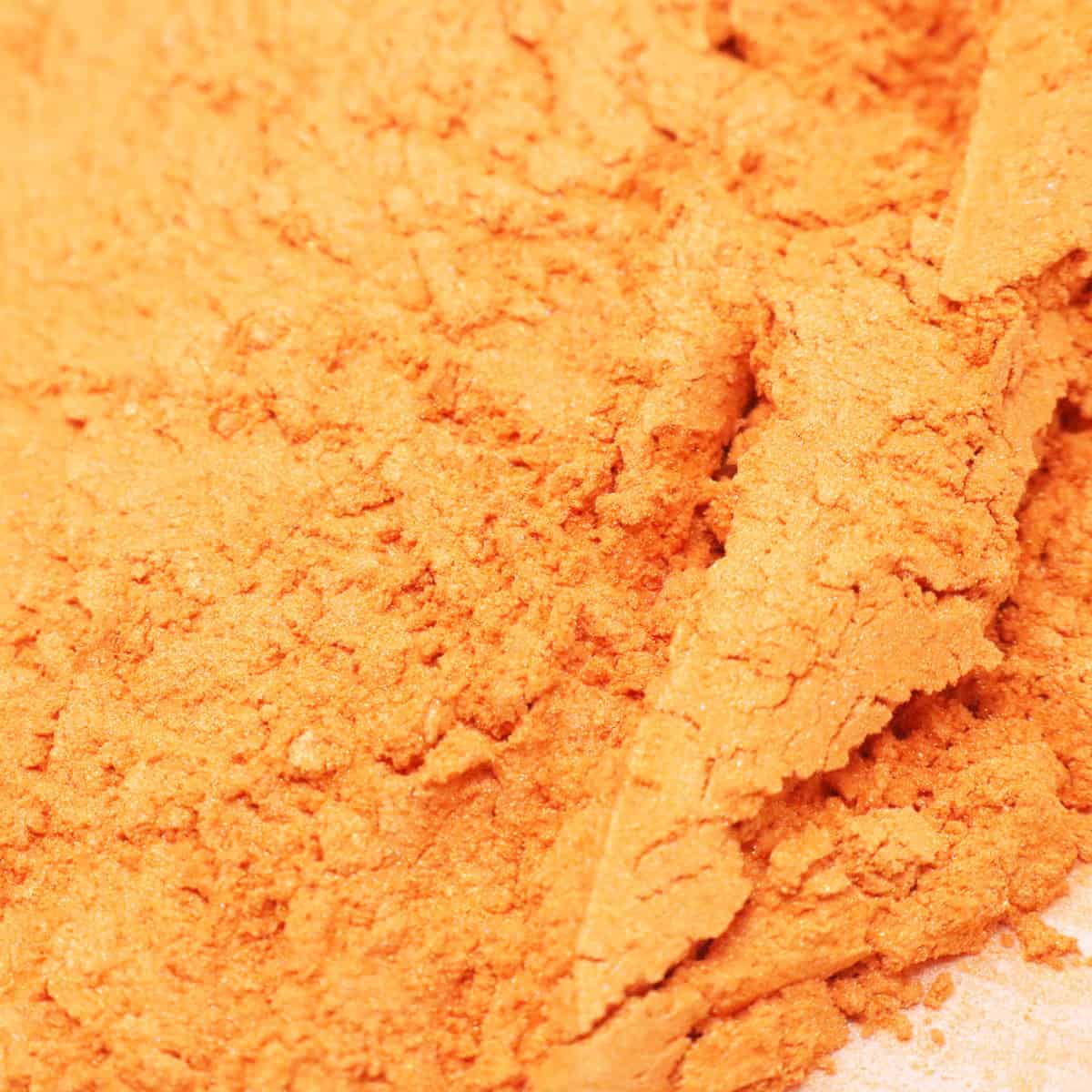 Orange mica pigment powder