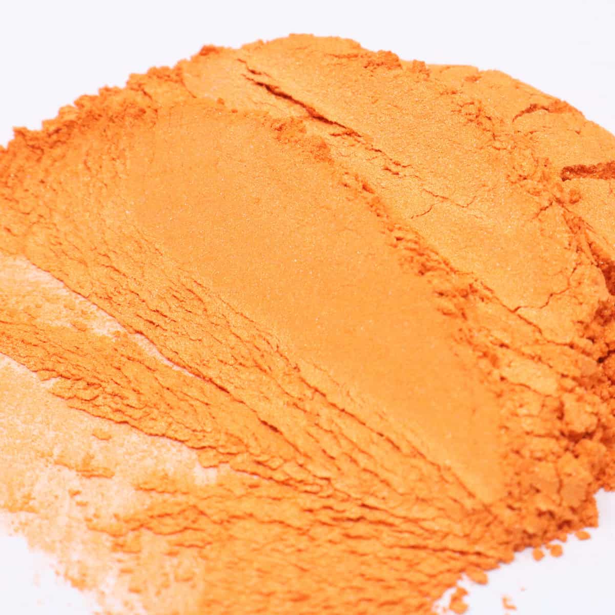 Orange mica pigment powder