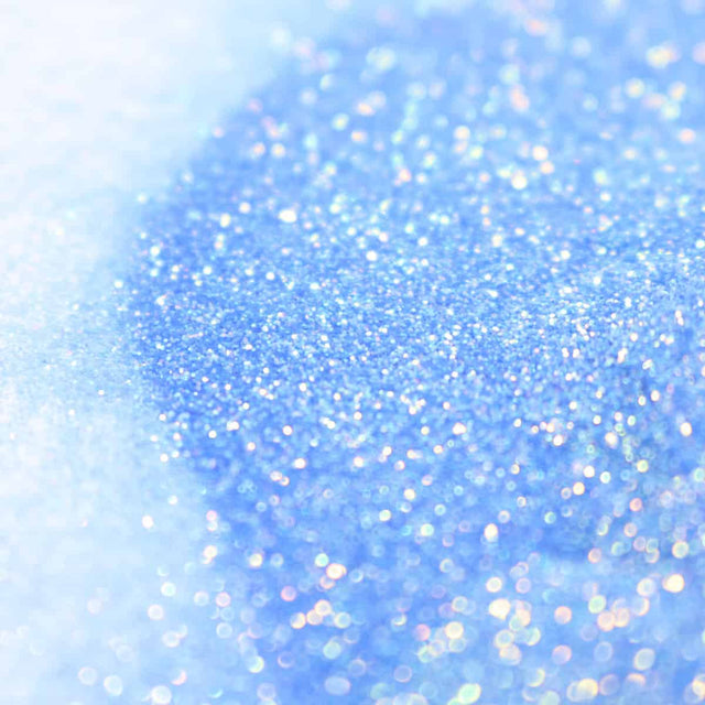 Fine blue glitter