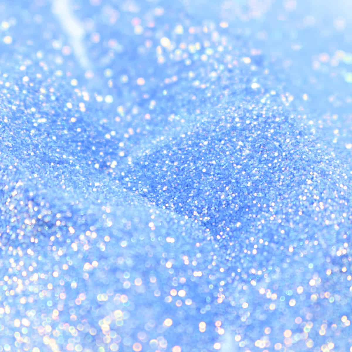 Fine blue glitter