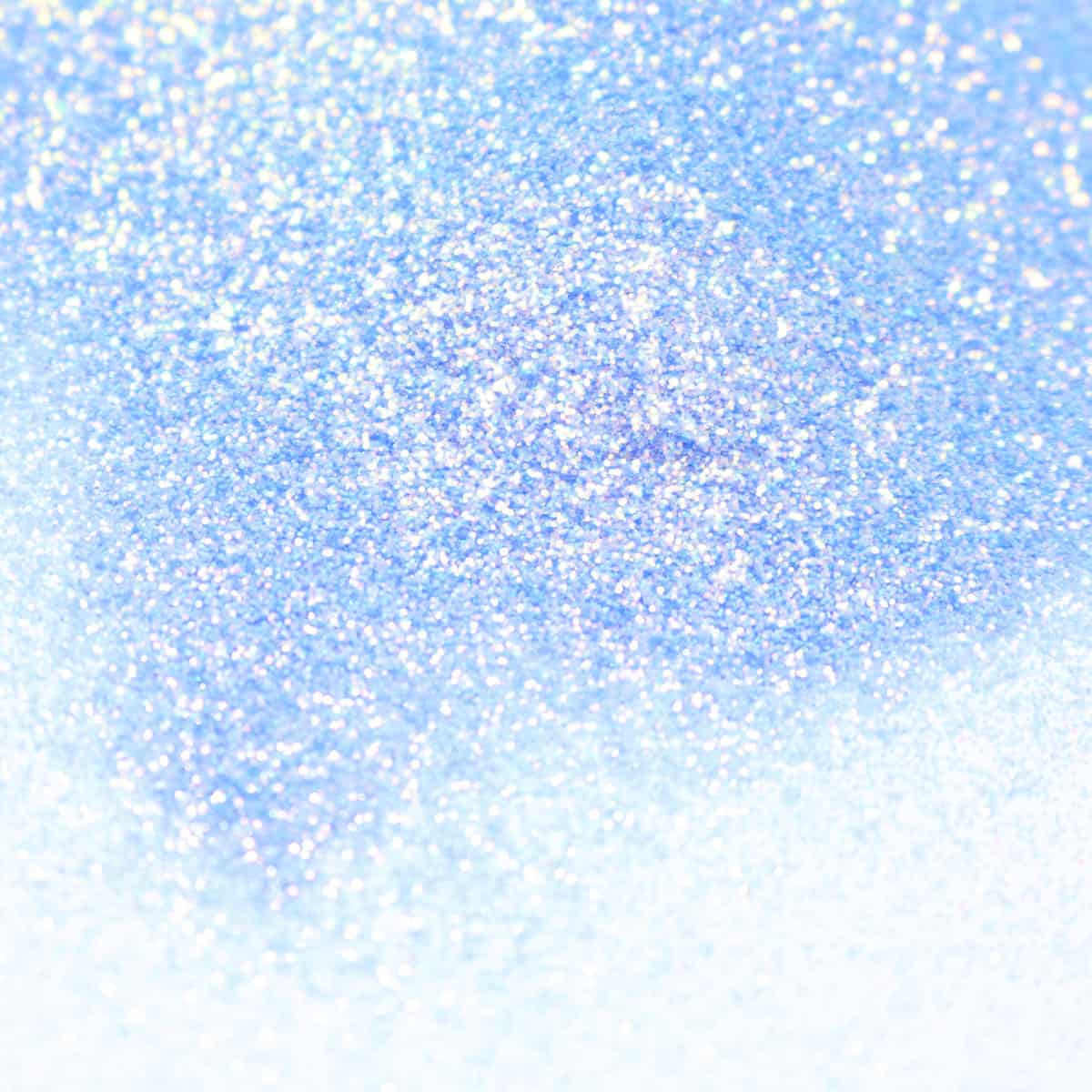 Fine blue glitter