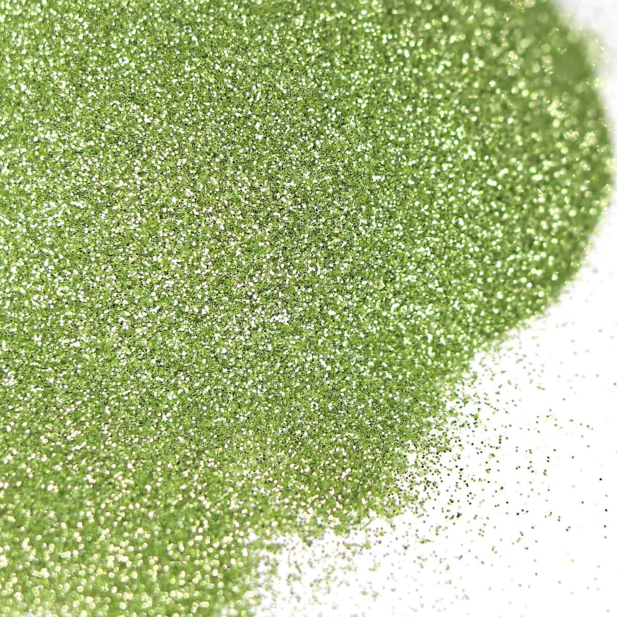 Fine green glitter