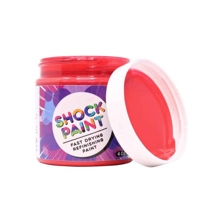 4oz jar of red red pop of color shock paint