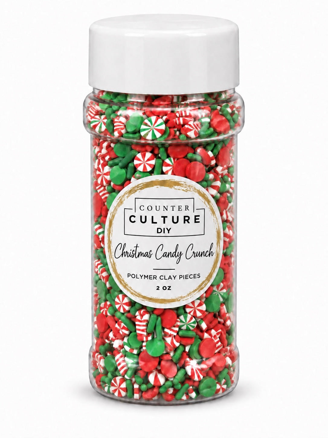 Christmas Candy Crunch: 2 oz Polymer Clay Pieces