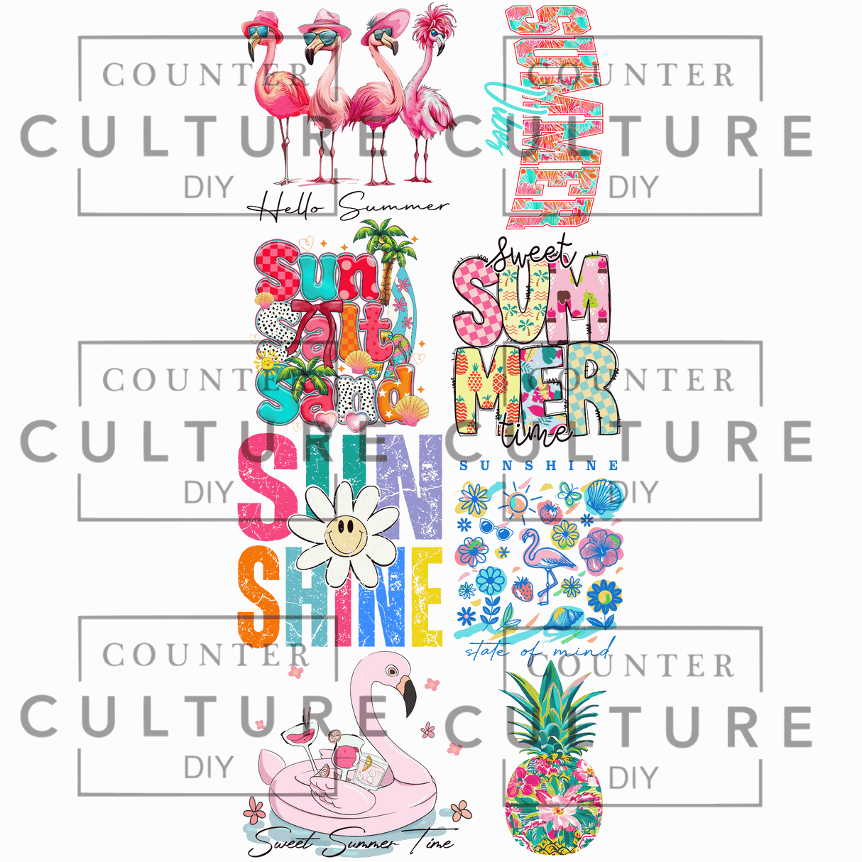 Summer - DTF Gang Sheet