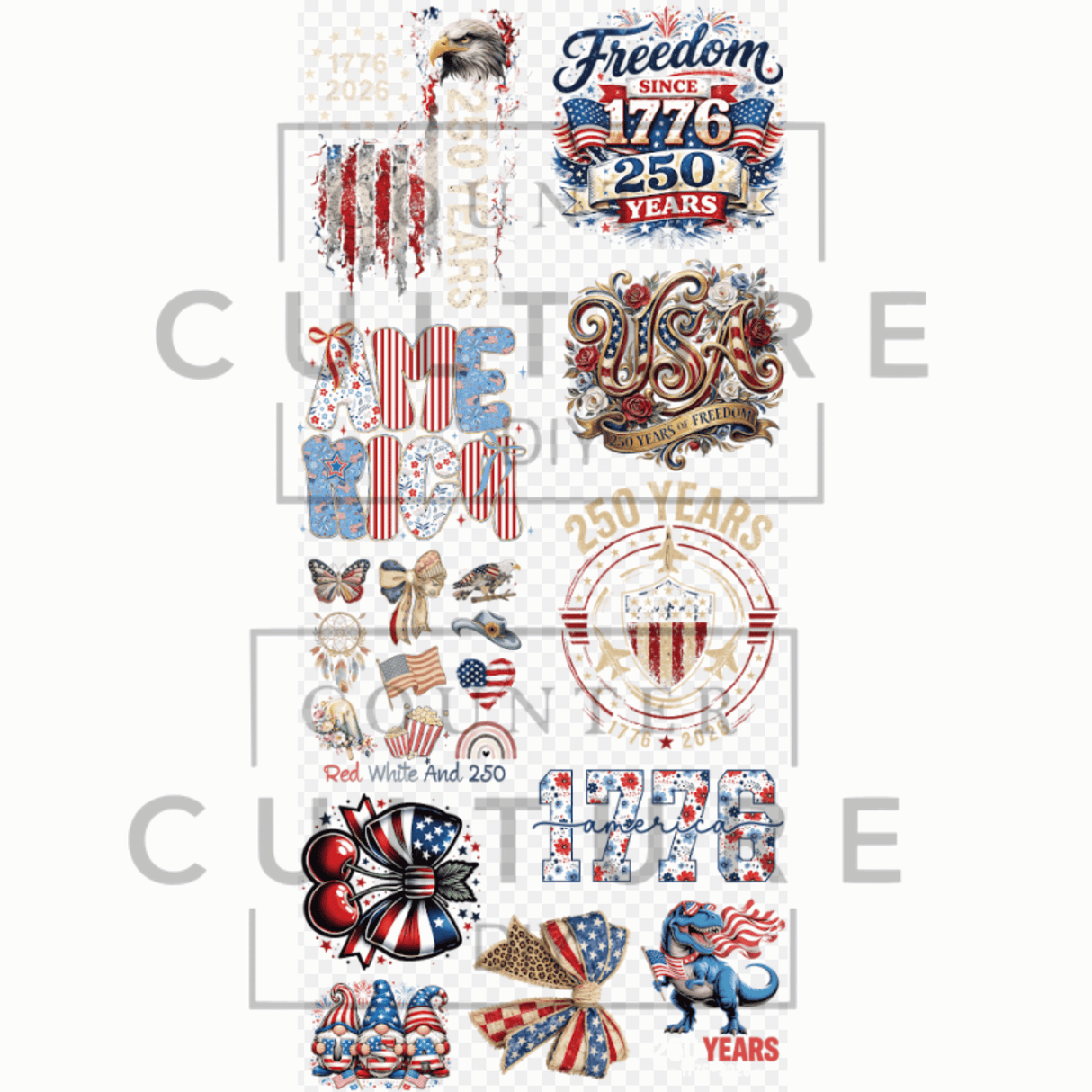 logos with badges on image