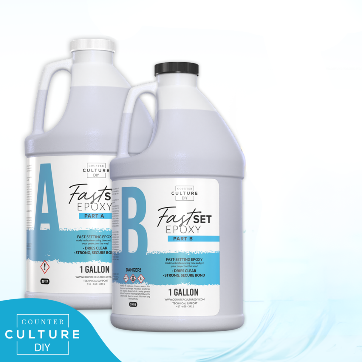 Fast Set Epoxy Resin - High Gloss Finish