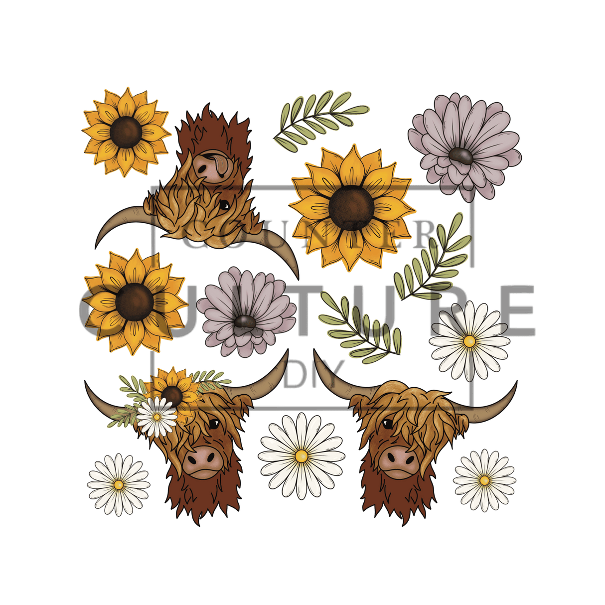 UV DTF Decal Element Sheets: Artist Series