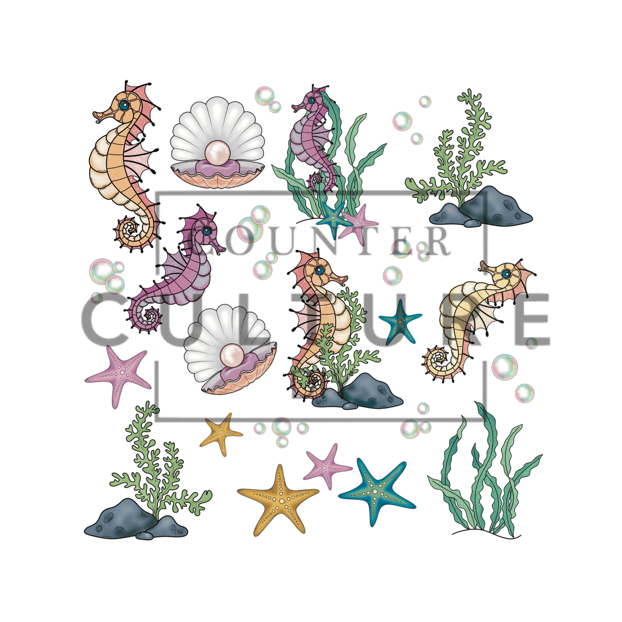 UV DTF Decal Element Sheets: Artist Series