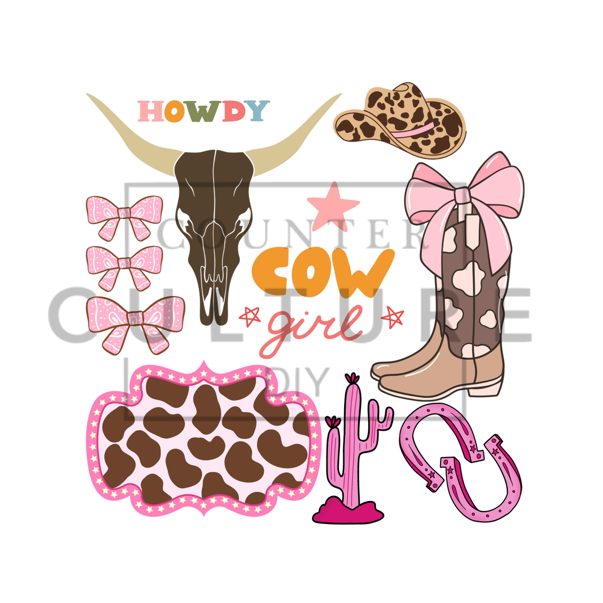 UV DTF Decal Element Sheets: Artist Series