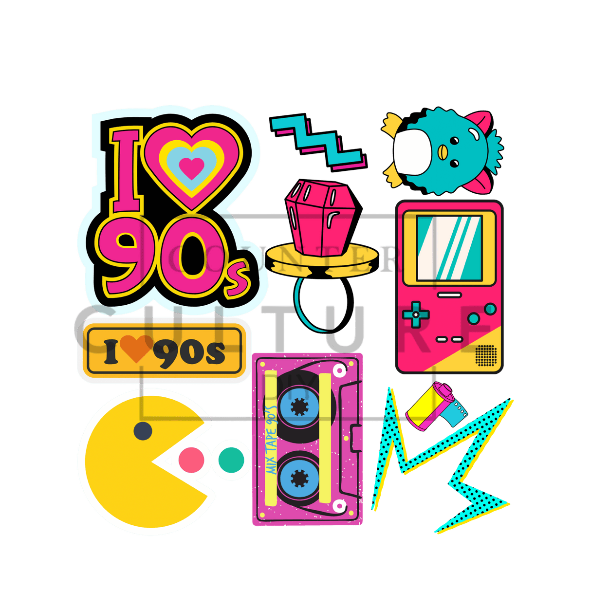 UV DTF Decal Element Sheets: Artist Series