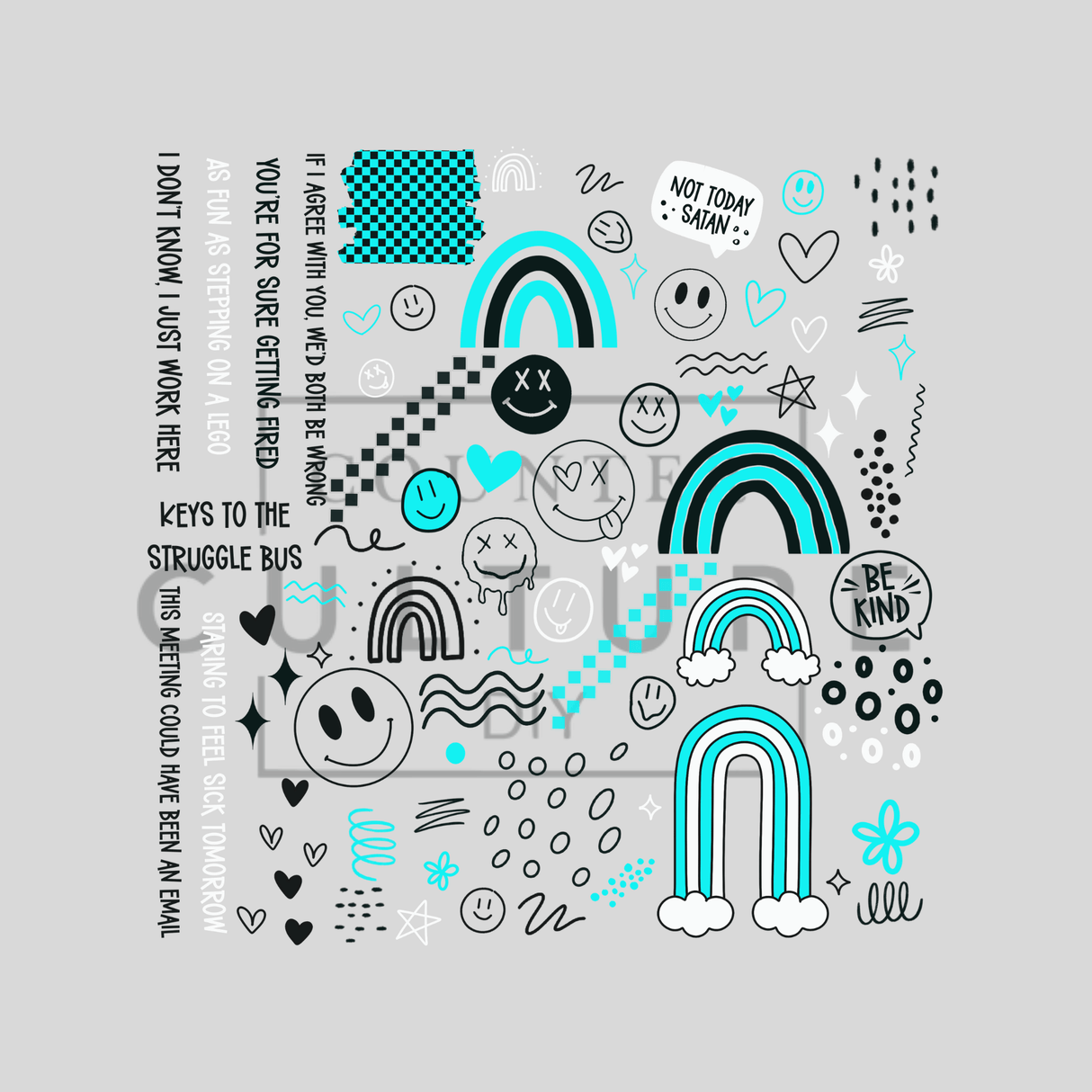 UV DTF Decal Element Sheets: Artist Series