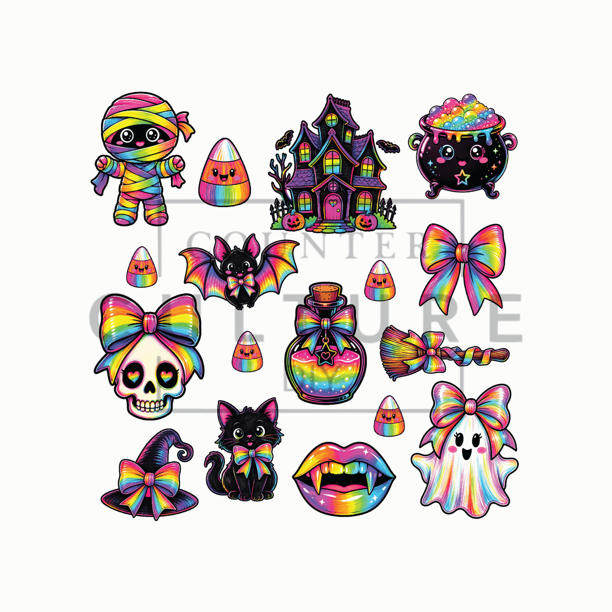 UV DTF Decal Element Sheets: Artist Series
