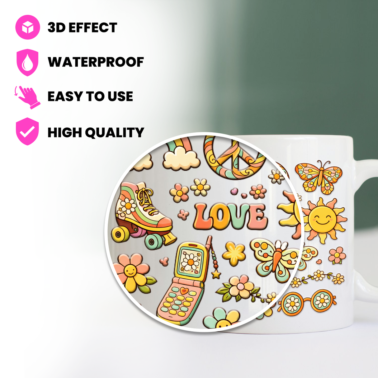 UV DTF Decal Element Sheets: Artist Series