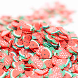 Strawberry and watermelon sprinkles