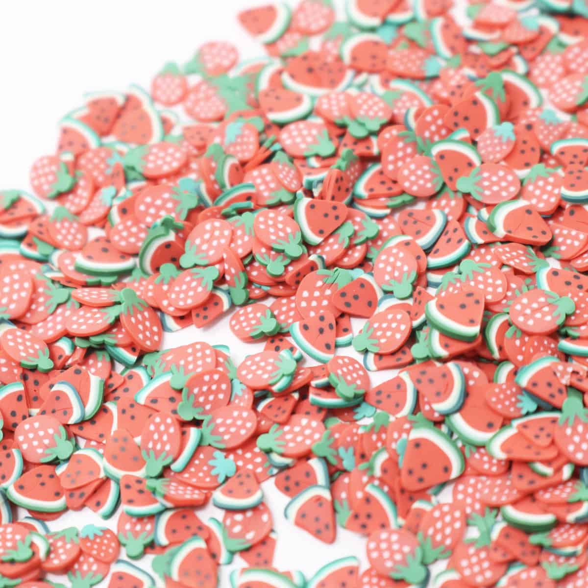 Strawberry and watermelon sprinkles