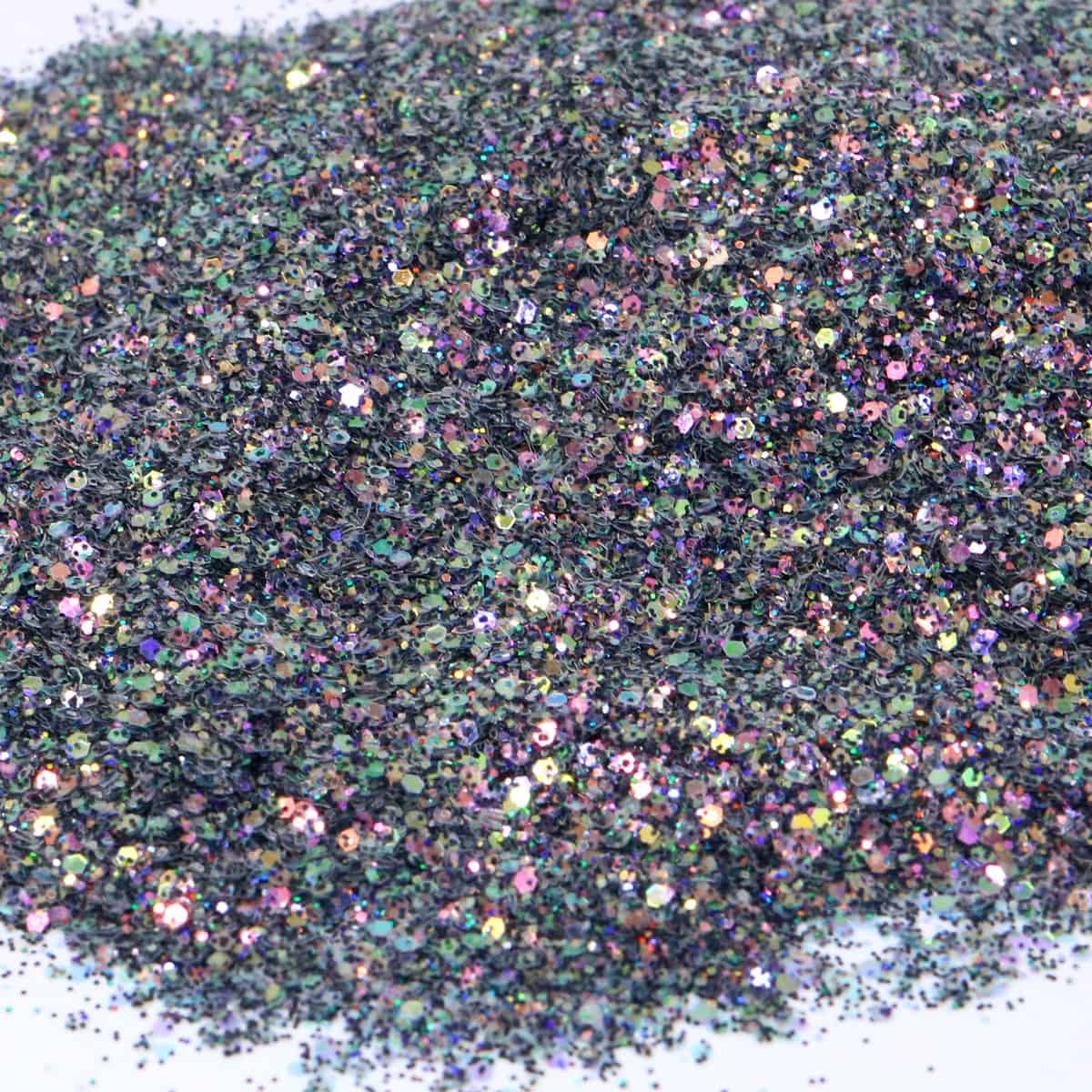 Silver Holographic Rainbow Glitter