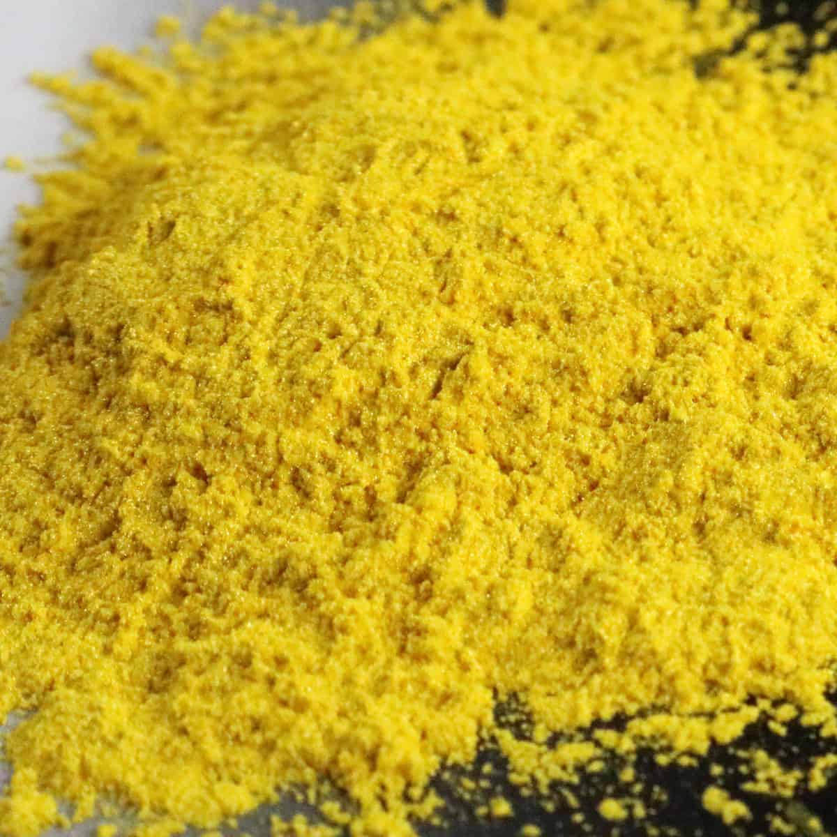 Yellow mica pigment powder