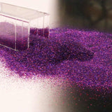 Fine dark purple glitter