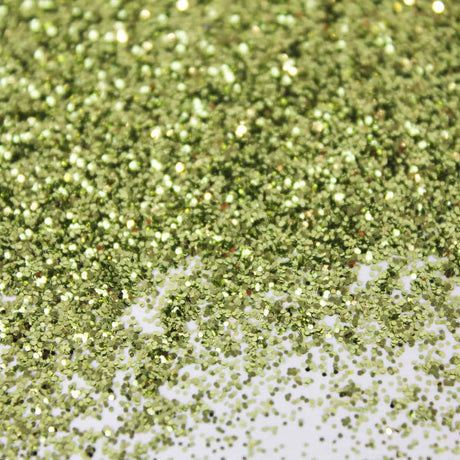 Yellow and green glitter