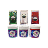 🎄 Christmas Basics Bundle – Pop of Color Paints & Matching Glitters | Holiday Red, White & Green Set
