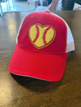 Hat Patches: Softball (set of 4)