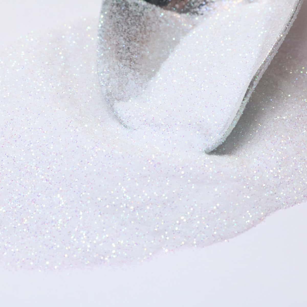 fine white glitter