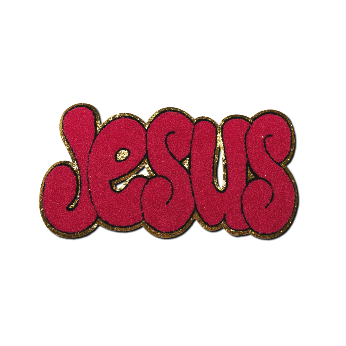 "Jesus" in Pink Patch