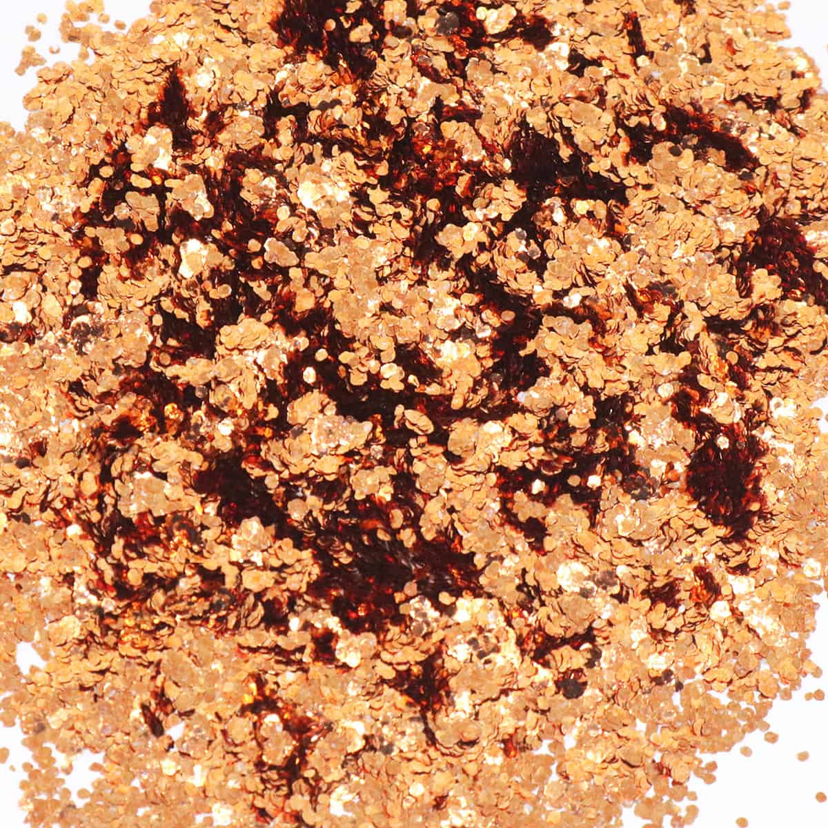 Medium gold metal glitter flakes