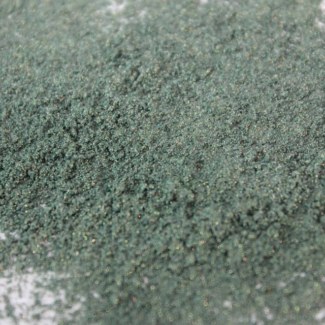 Green mica pigment powder