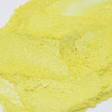 Yellow mica pigment powder