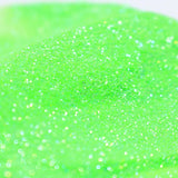 Lime green glitter