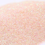 Fine pink and orange glitter