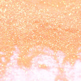 Fine light orange glitter