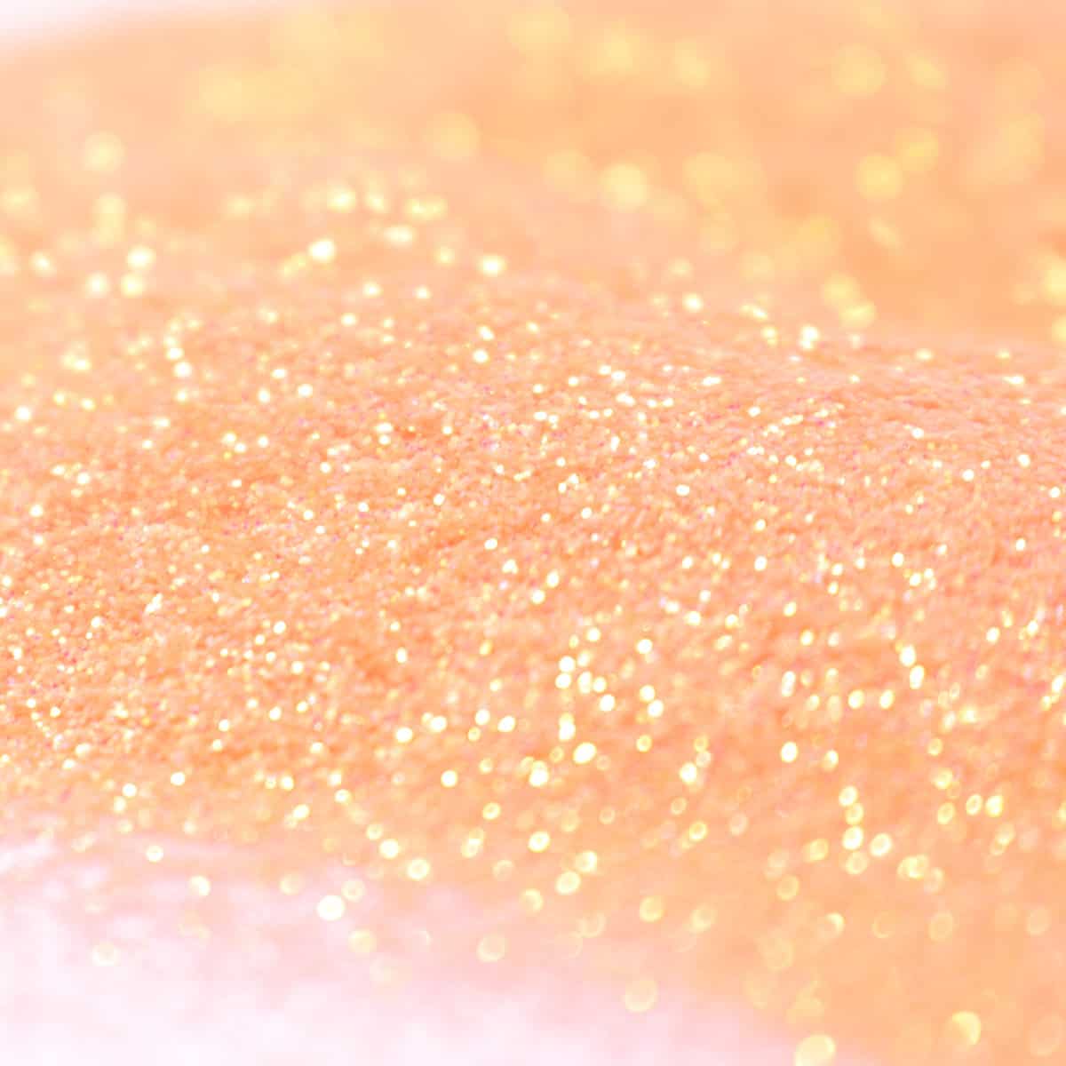 Fine light orange glitter